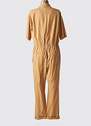 Combi-pantalon fermeture boutonnée sur le devant manches courtes marron HARTFORD femme