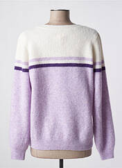 Pull violet DES PETITS HAUTS pour femme seconde vue