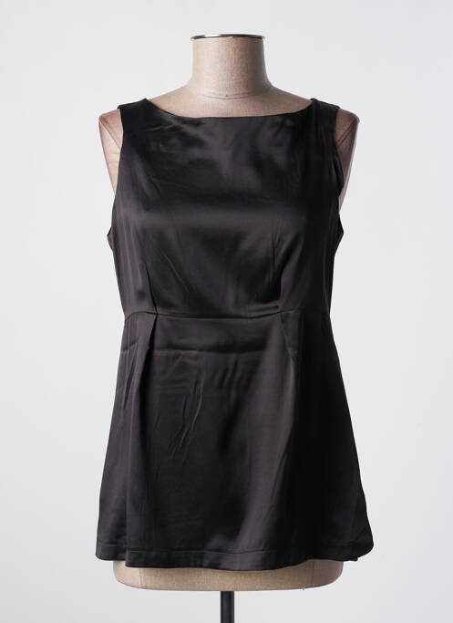 Top col carré sans manche noir MÊME BY GIAB'S femme