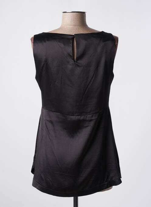 Top col carré sans manche noir MÊME BY GIAB'S femme