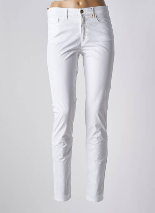 Pantalon slim stretch taille normale blanc COUTURIST femme