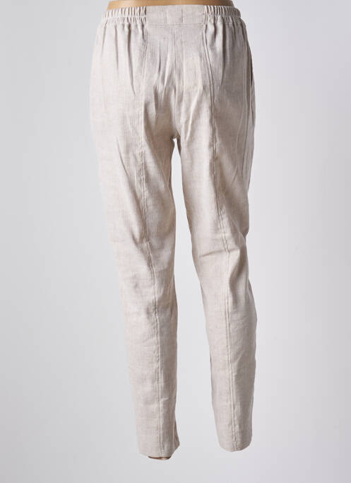 Pantalon slim beige AMS PURE pour femme