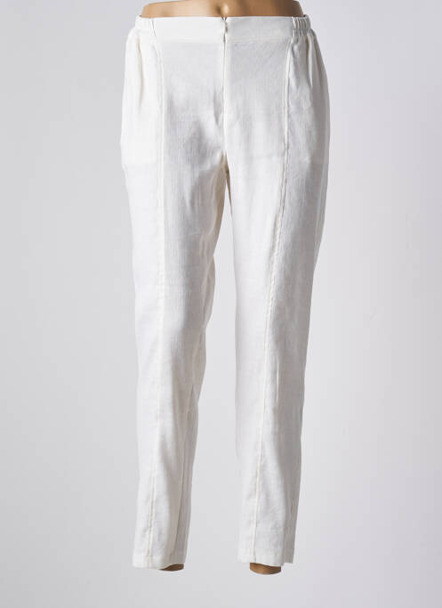 Pantalon slim blanc AMS PURE pour femme