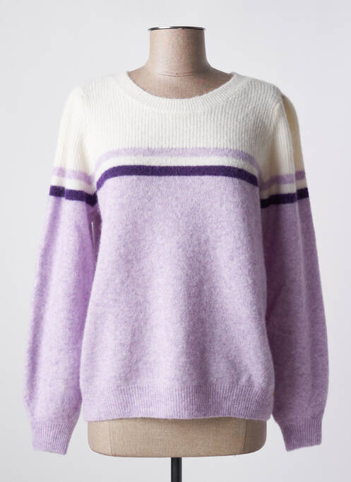 Pull violet DES PETITS HAUTS pour femme