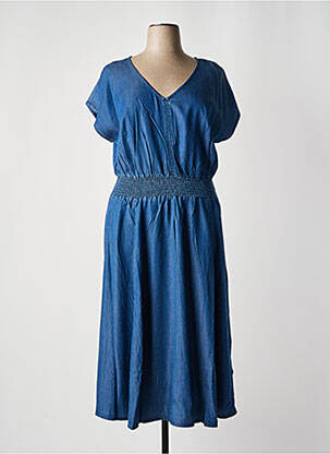 Robe longue bleu SHEEGO femme