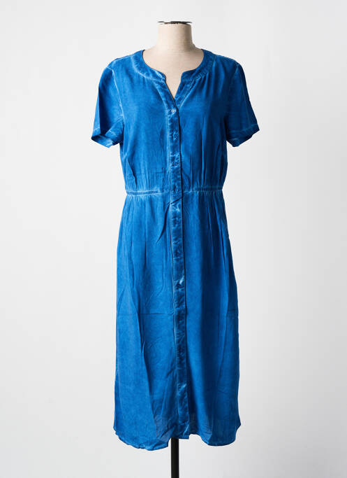 Robe mi-longue bleu SHEEGO femme