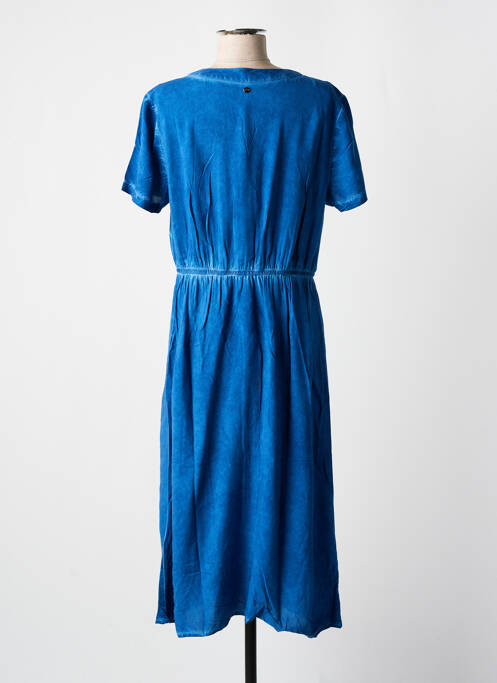 Robe mi-longue bleu SHEEGO femme