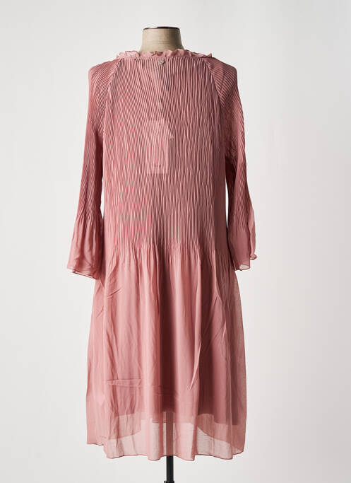 Robe mi-longue rose SHEEGO femme