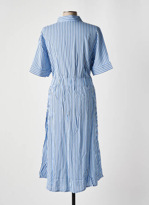 Robe mi-longue bleu SHEEGO pour femme