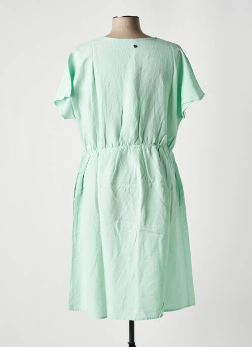 Robe mi-longue vert SHEEGO pour femme