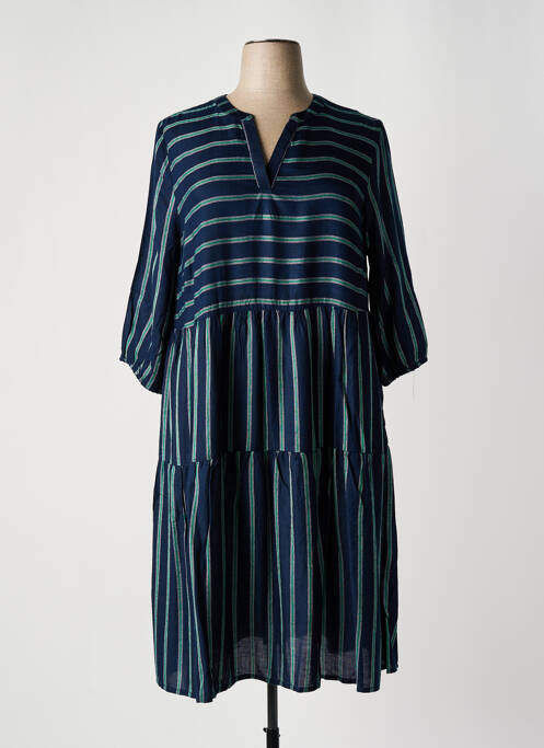 Robe mi-longue bleu SHEEGO femme