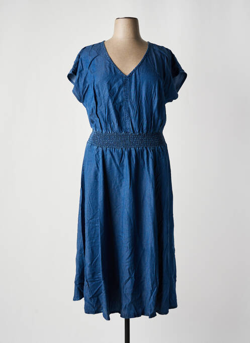 Robe longue bleu SHEEGO pour femme