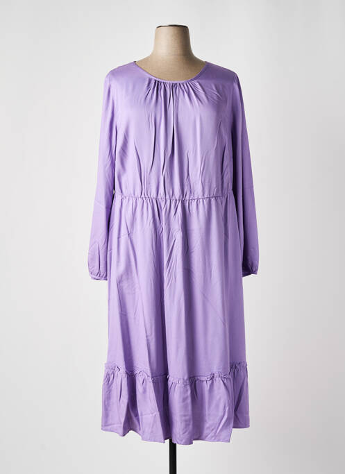 Robe longue violet SHEEGO pour femme