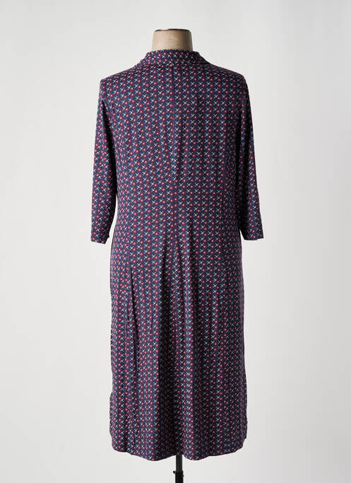 Robe mi-longue bleu SHEEGO pour femme