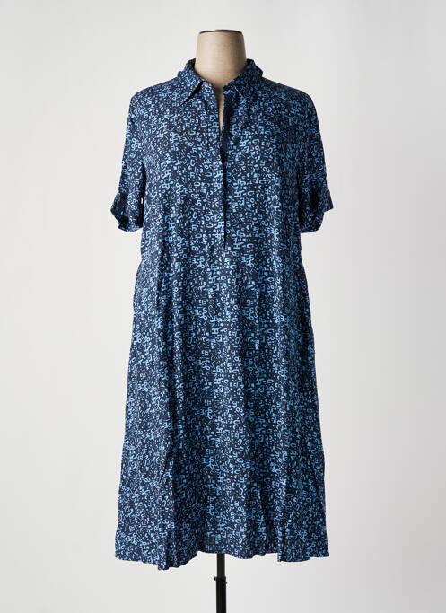 Robe mi-longue bleu SHEEGO pour femme