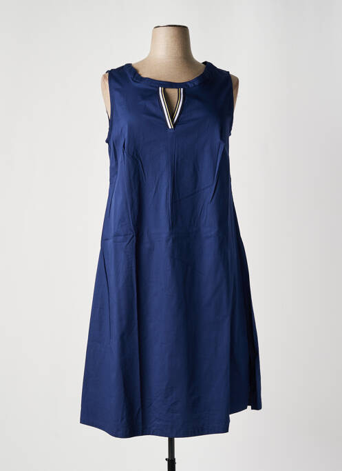 Robe mi-longue bleu SHEEGO pour femme