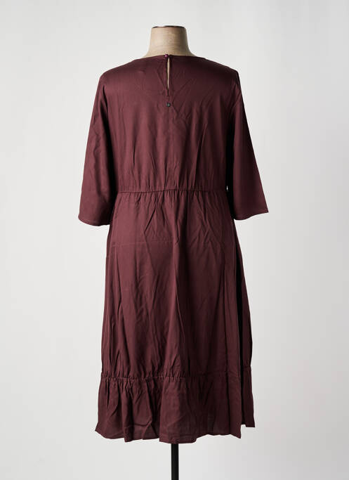 Robe mi-longue rouge SHEEGO pour femme