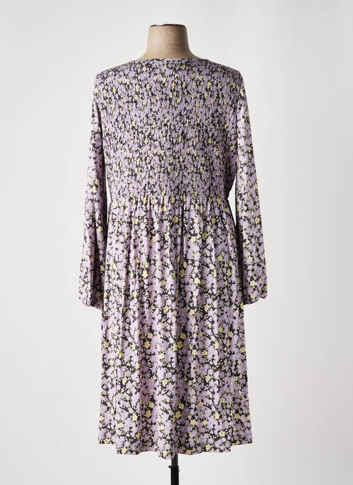 Robe mi-longue violet SHEEGO pour femme