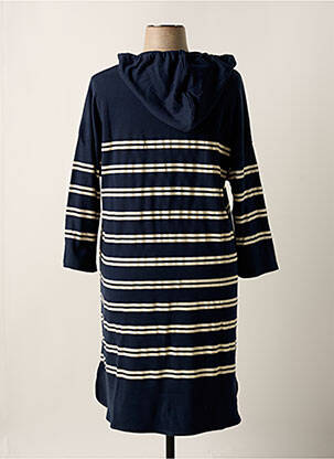 Robe mi-longue manches 3/4 manches 3/4 bleu SHEEGO femme