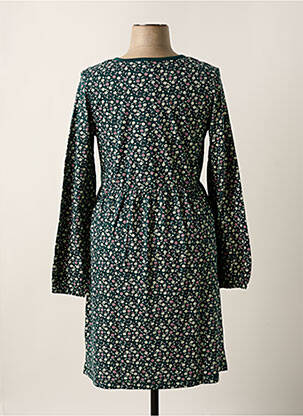 Robe mi-longue manches longues manches longues vert SHEEGO femme