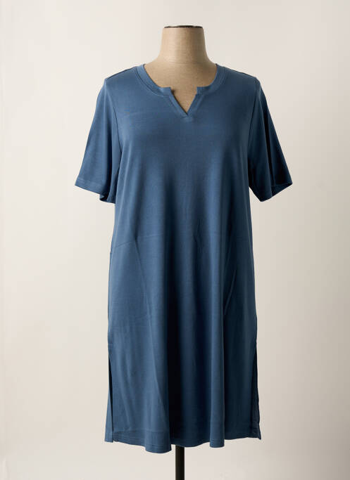 Robe mi-longue bleu SHEEGO femme