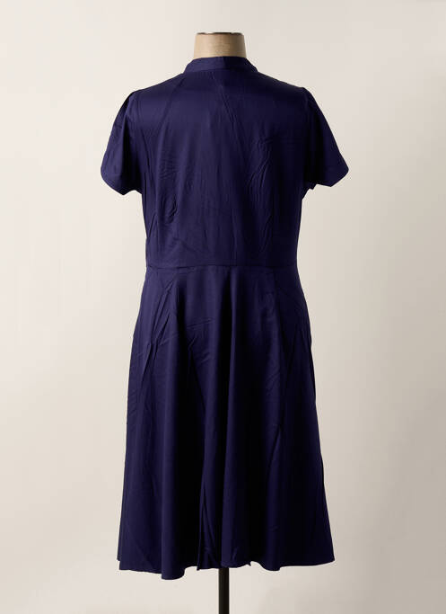 Robe mi-longue bleu SHEEGO pour femme