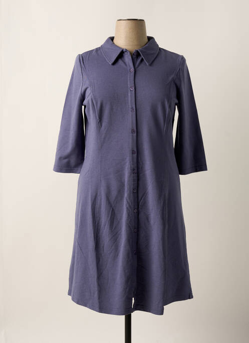 Robe mi-longue bleu SHEEGO pour femme