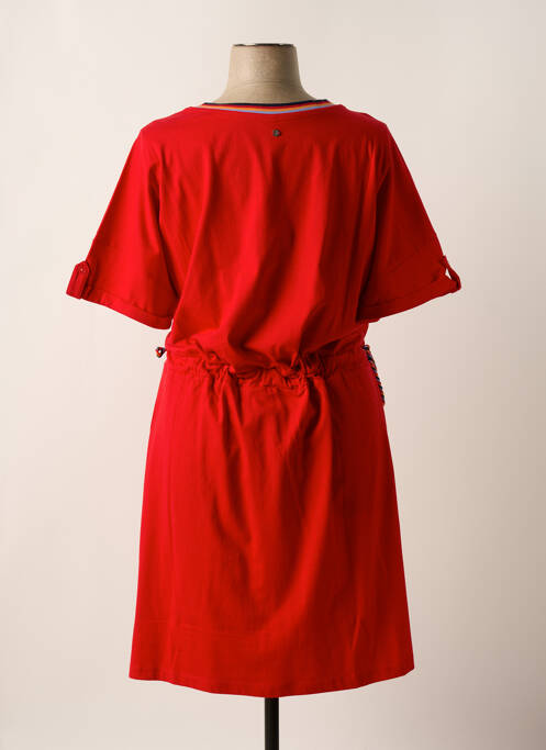 Robe mi-longue rouge SHEEGO pour femme