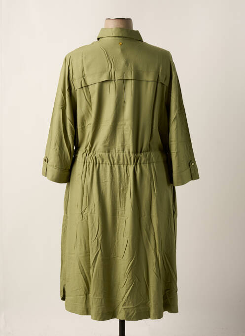 Robe mi-longue vert SHEEGO pour femme