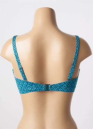 Haut de maillot de bain stretch haut bandeau bleu SIMONE PERELE femme