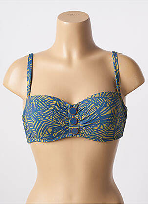 Haut de maillot de bain stretch haut bandeau vert SIMONE PERELE femme