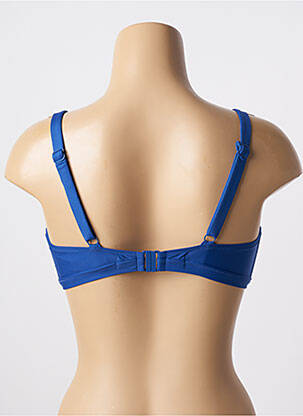 Haut de maillot de bain stretch haut soutien-gorge emboitant bleu SIMONE PERELE femme