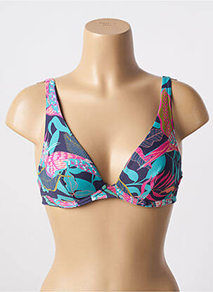 Haut de maillot de bain stretch haut soutien-gorge emboitant violet SIMONE PERELE femme