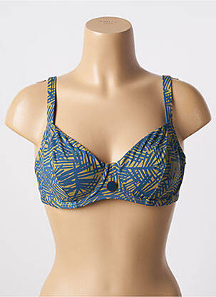 Haut de maillot de bain stretch haut soutien-gorge emboitant vert SIMONE PERELE femme