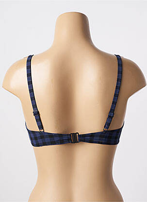 Haut de maillot de bain stretch haut soutien-gorge emboitant bleu SIMONE PERELE femme