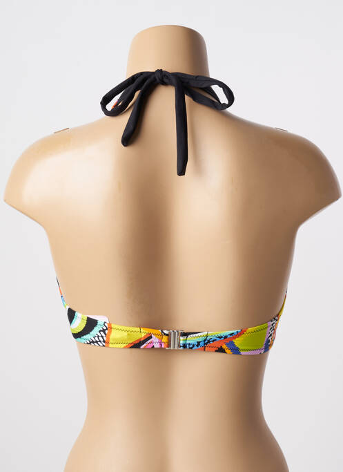 Haut de maillot de bain jaune ANTIGEL pour femme