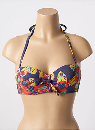 Haut de maillot de bain stretch haut bandeau violet SIMONE PERELE femme
