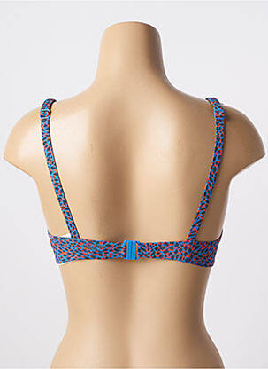 Haut de maillot de bain stretch haut soutien-gorge moulé bleu SIMONE PERELE femme