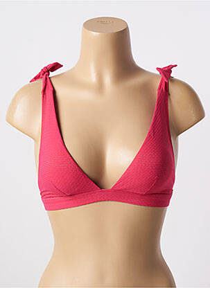 Haut de maillot de bain stretch haut soutien-gorge avec mousse de rembourrage amovible rose SIMONE PERELE femme