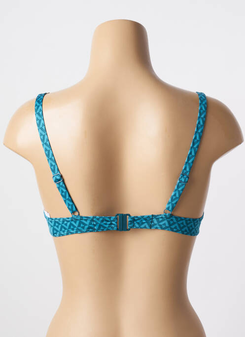 Haut de maillot de bain stretch haut soutien-gorge moulé bleu SIMONE PERELE femme