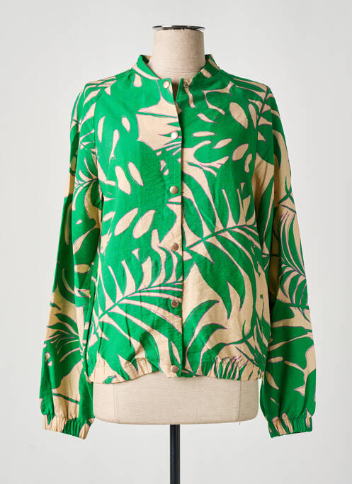 Veste casual vert GEISHA pour femme