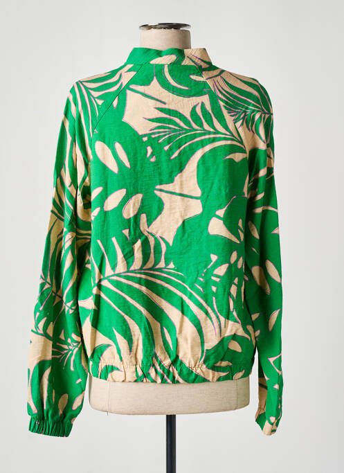 Veste casual vert GEISHA pour femme