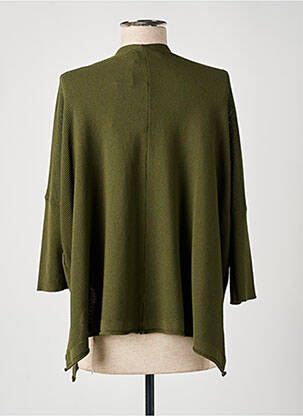 Gilet manches longues stretch vert LA FEE MARABOUTEE femme
