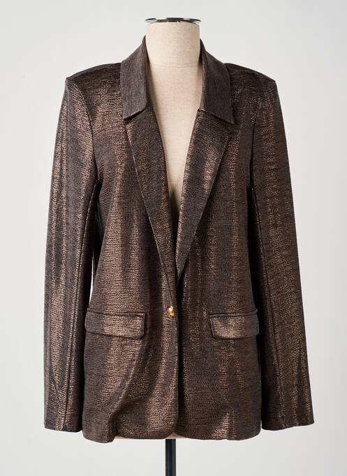 Blazer marron JEFF GALLANO pour femme