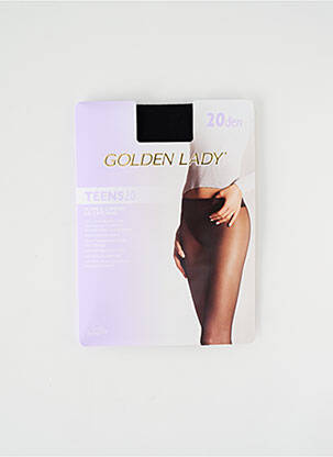 Collants stretch noir GOLDEN LADY femme