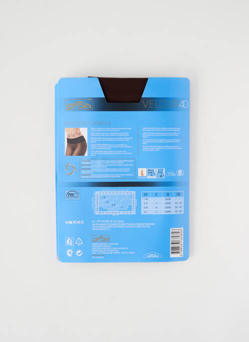 Collants marron OMSA pour femme