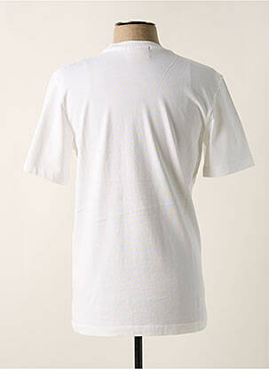 T-shirt stretch manches courtes blanc MAISON SCOTCH homme