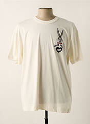 T-shirt beige MAISON SCOTCH pour homme seconde vue