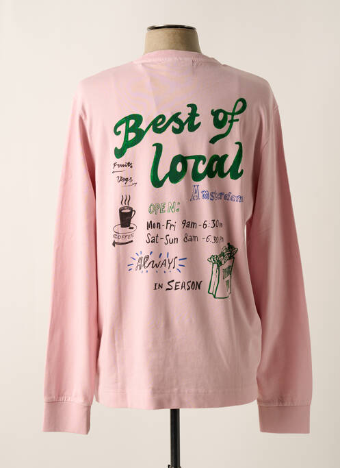 Sweat-shirt rose MAISON SCOTCH pour homme