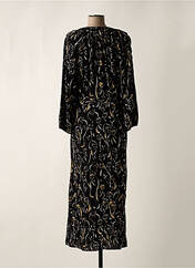 Robe longue noir GEISHA pour femme seconde vue